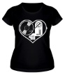 Женская футболка «DJ Love» - Фото 1
