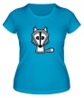 Женская футболка «Маленький волчонок» - Фото 1