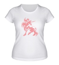 Женская футболка Гламурный Единорог