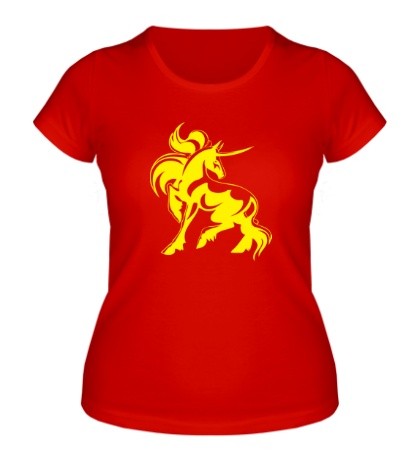 Женская футболка Гламурный Единорог