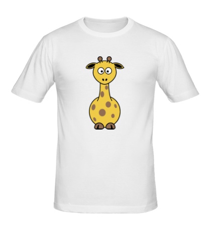 Мужская футболка Шокированный жираф
