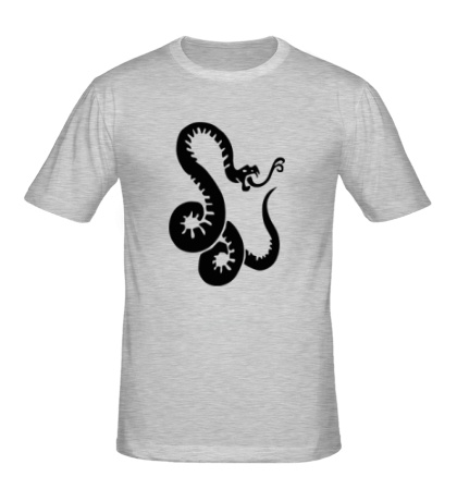 Мужская футболка Змея