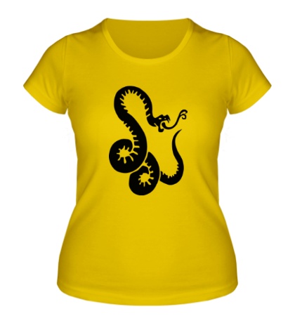 Женская футболка Змея