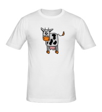Мужская футболка Корова