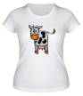 Женская футболка «Корова» - Фото 1