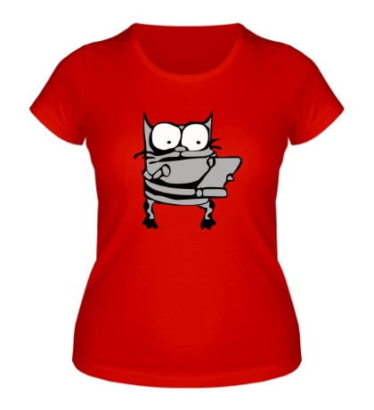Женская футболка «Коте УПЧК»