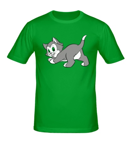Мужская футболка «Котёнок»