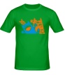 Мужская футболка «Веселые коты» - Фото 1