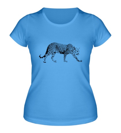 Женская футболка «Леопард»