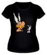 Женская футболка «Астерикс и песик» - Фото 1