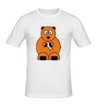 Мужская футболка Медвед