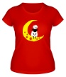 Женская футболка «Овечка на Луне» - Фото 1
