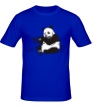 Мужская футболка «Панда-музыкант» - Фото 1