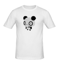 Мужская футболка Удивленная панда