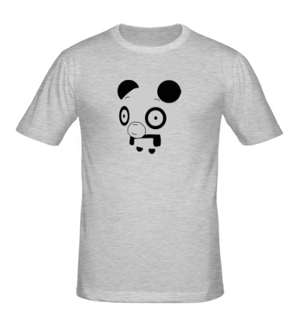 Мужская футболка «Удивленная панда»