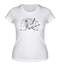Женская футболка Оркестр слонов