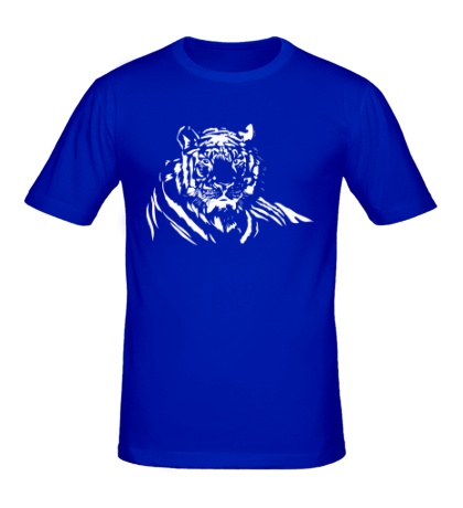 Мужская футболка «Задумчивый тигр»