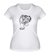 Женская футболка Angry Tiger