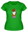 Женская футболка «Дейзи Дак с бантиком» - Фото 1