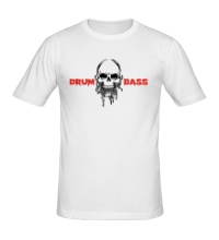 Мужская футболка Drum And Bass Череп