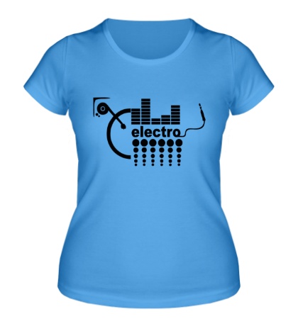 Женская футболка «Electro Equalizer»