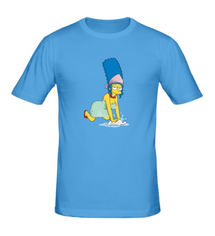 Купить мужскую футболку Мардж Симпсон