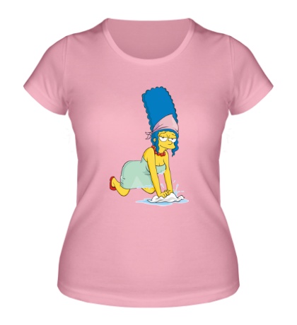 Купить женскую футболку Мардж Симпсон