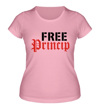 Женская футболка Free Princip