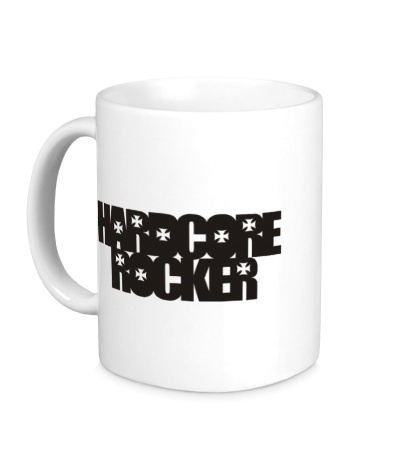Керамическая кружка «Hardcore Rocker»