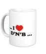 Керамическая кружка «I Love DnB» - Фото 1