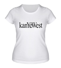 Женская футболка Kanye West