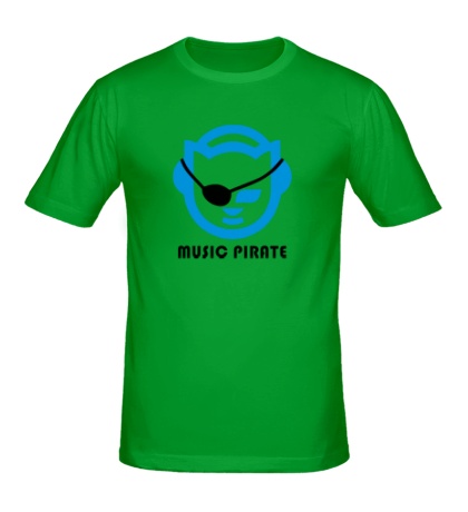 Мужская футболка Music pirate