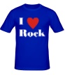 Мужская футболка «Я люблю рок» - Фото 1