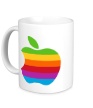 Керамическая кружка «Apple Logo 1980s» - Фото 1