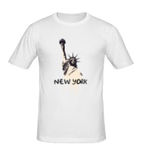 Мужская футболка New York: Statue of Liberty