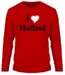 Мужской лонгслив «I love thailand» - Фото 1