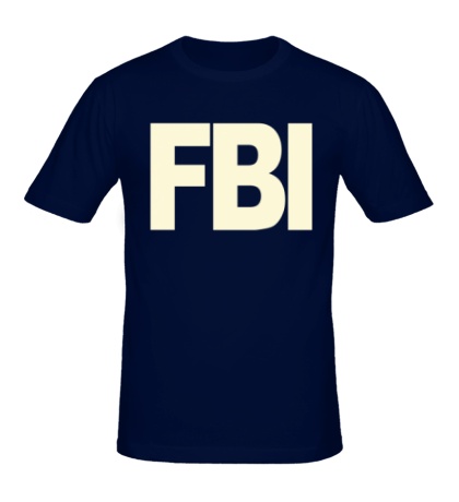 Мужская футболка FBI Glow