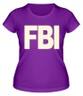 Женская футболка «FBI Glow» - Фото 1
