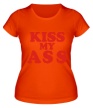 Женская футболка «Kiss my ass» - Фото 1