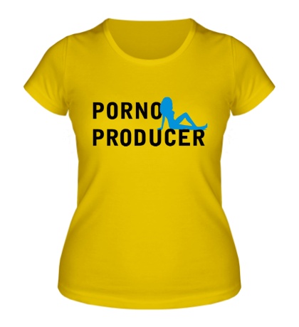 Женская футболка Porno Producer