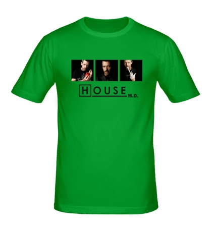 Мужская футболка «House MD: Poster»