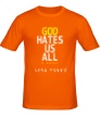 Мужская футболка «God hates us all» - Фото 1