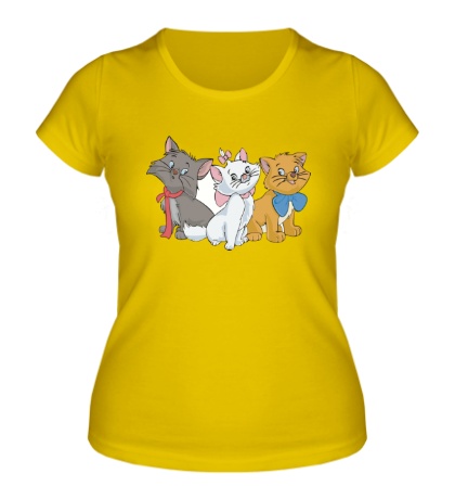 Женская футболка Коты аристократы