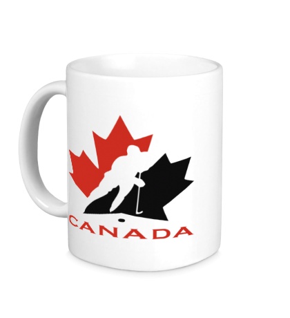 Керамическая кружка «Canada Hockey»