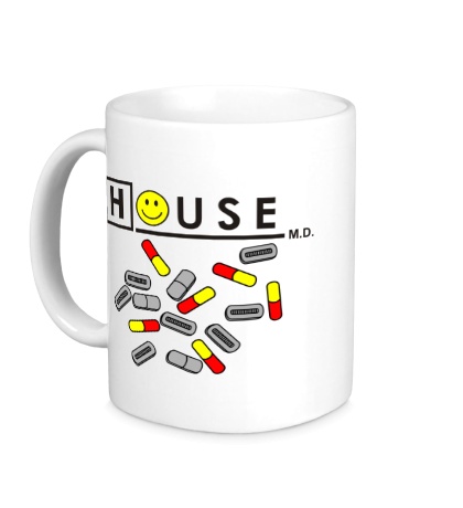 Керамическая кружка House MD: Smile Pills
