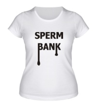 Женская футболка Sperm Bank