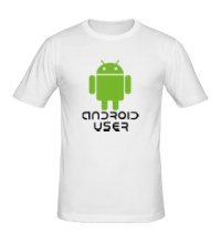 Мужская футболка Android user