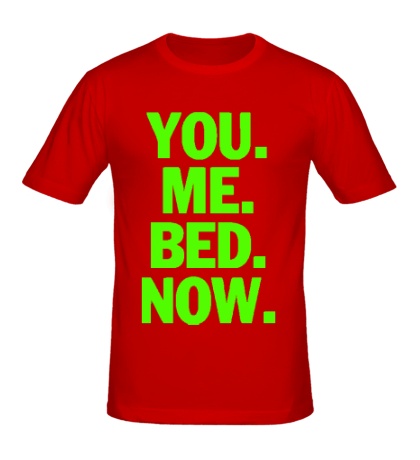 Мужская футболка You Me Bed Now