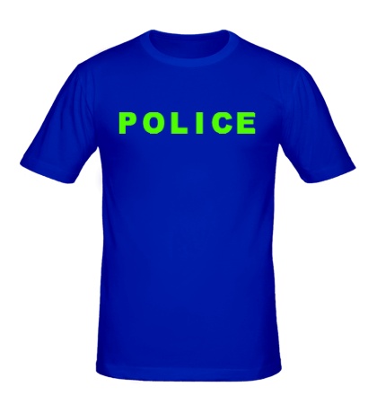 Мужская футболка «Police Glow»