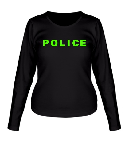 Женский лонгслив «Police Glow»